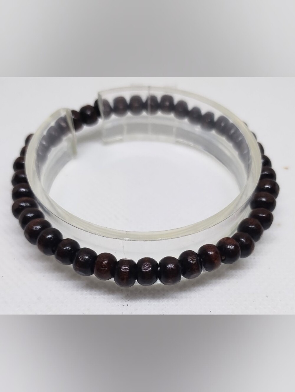 Men's Bracelet Beaded Beads Brown New Jewelry G31